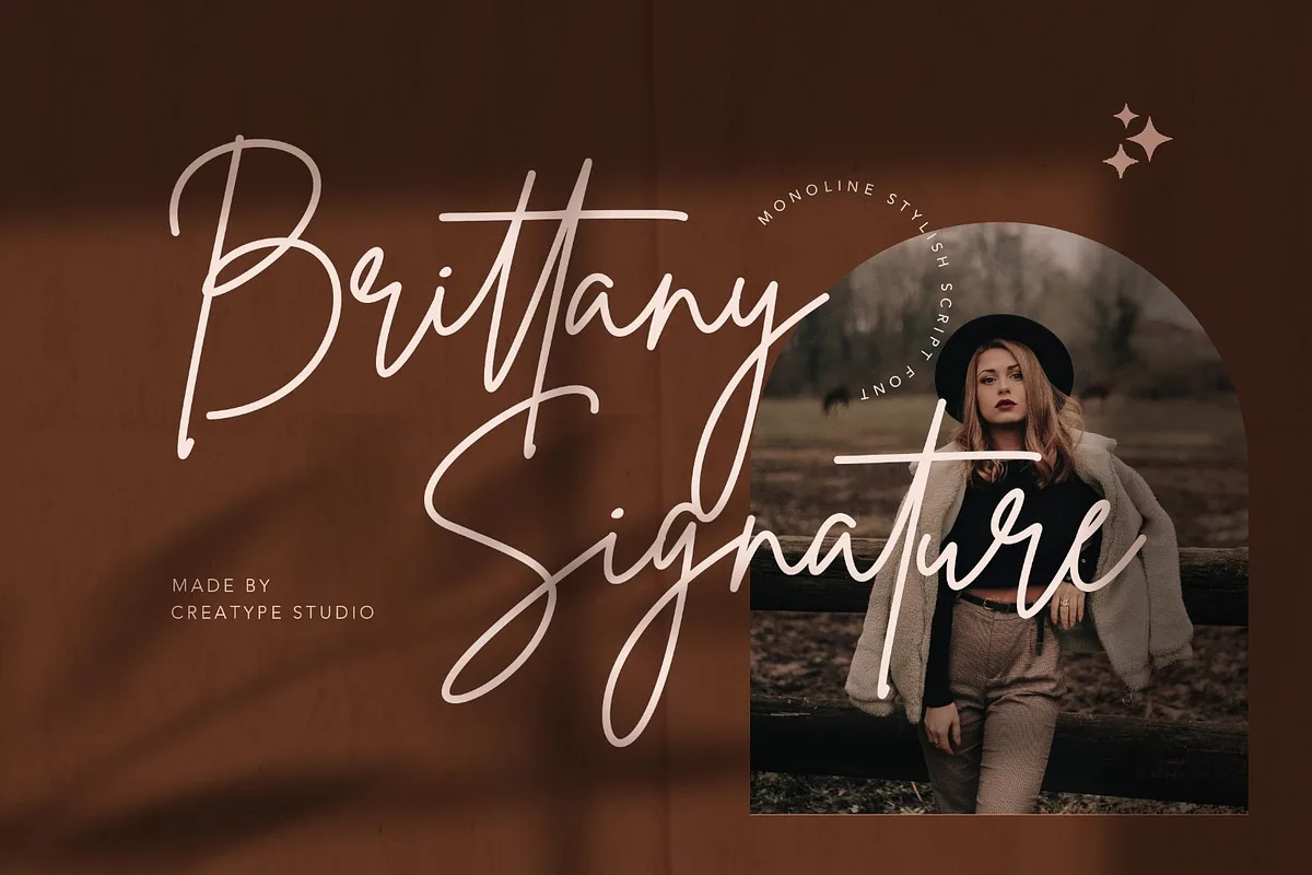 Brittany font preview 1