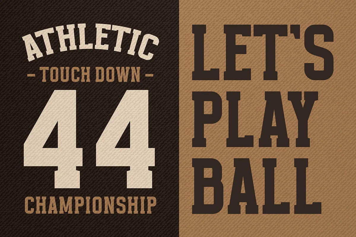 brown college font preview 1 Free Download - Fontfreebie