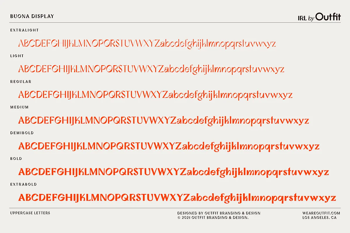 buona font preview 1 Free Download - Fontfreebie
