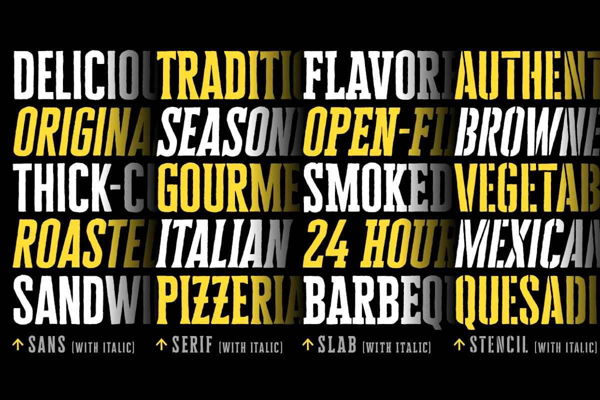 cheddar gothic font preview 3 Free Download - Fontfreebie