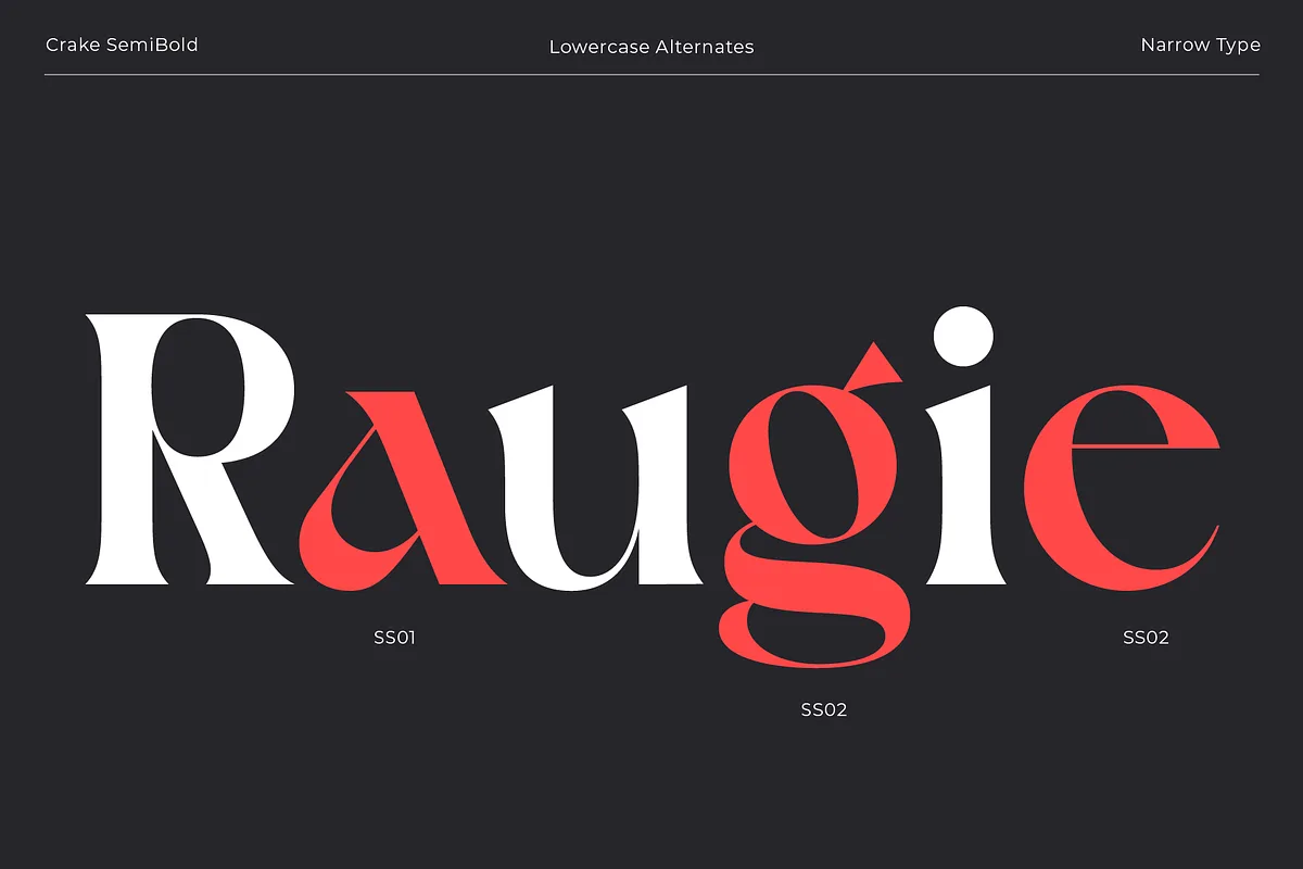 crake font preview 3 Free Download - Fontfreebie