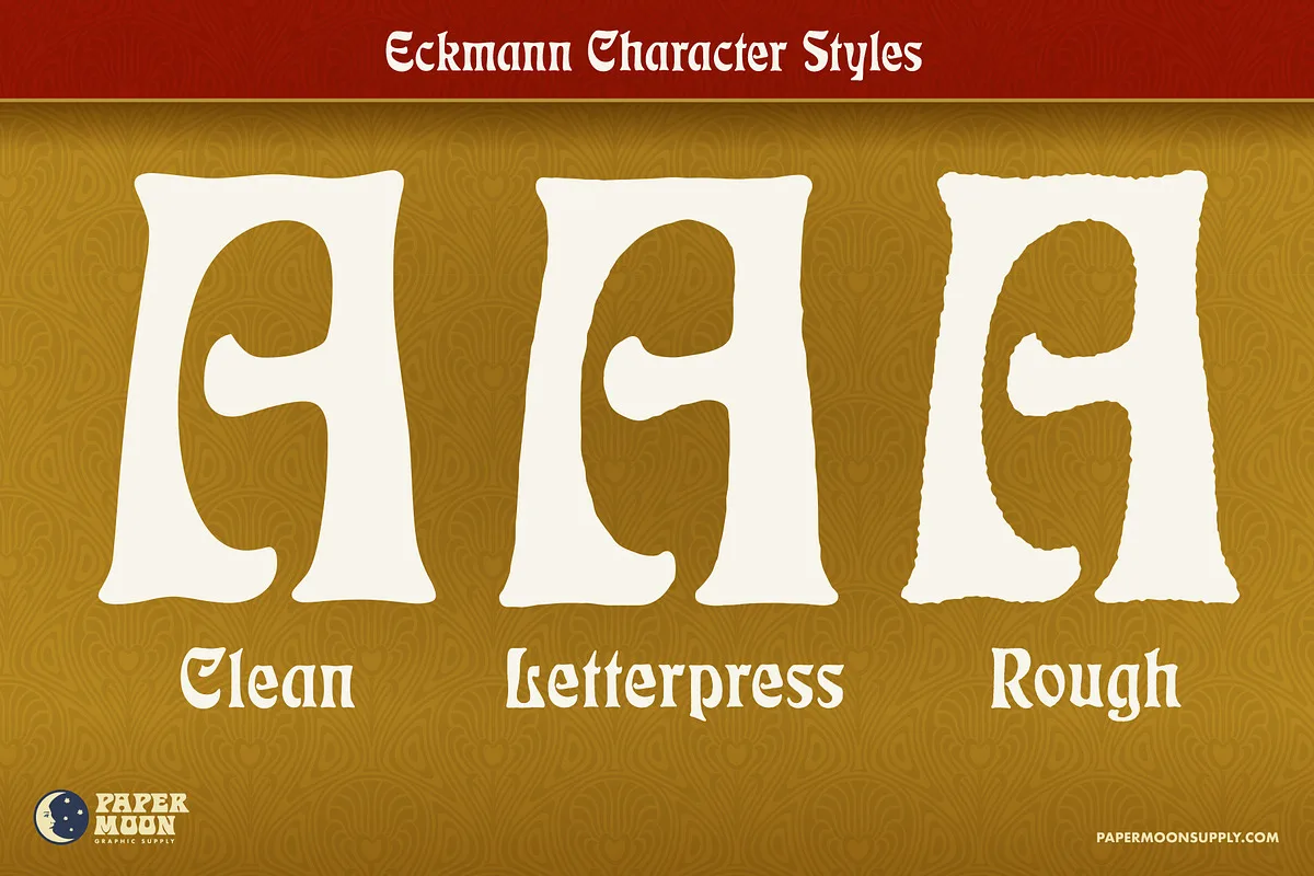 eckmann and eckmore font preview 1 Free Download - Fontfreebie