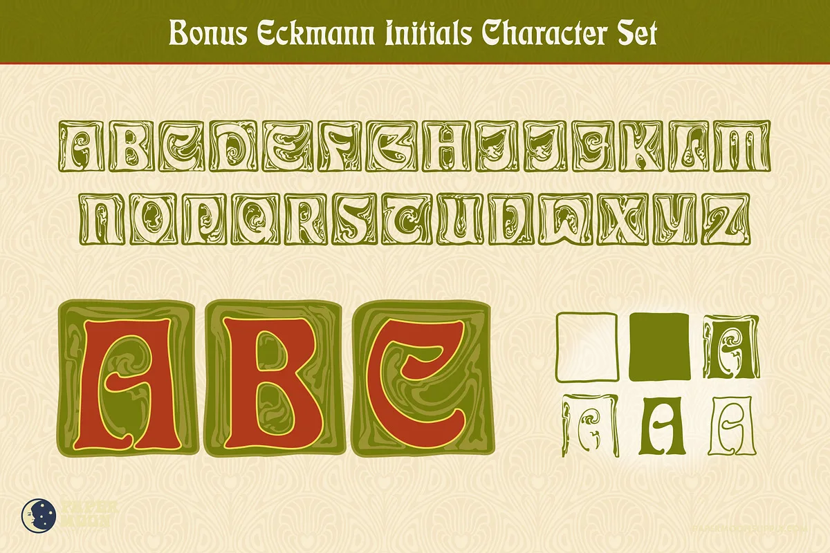 eckmann and eckmore font preview 3 Free Download - Fontfreebie