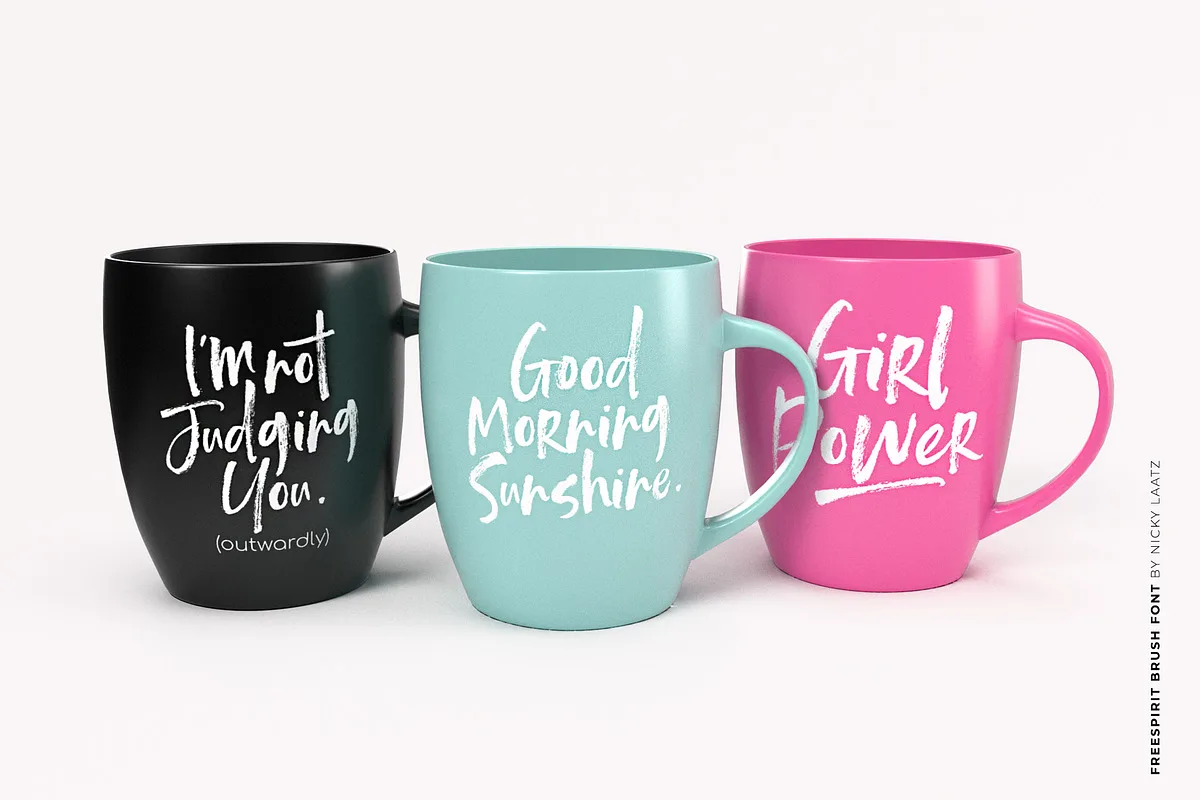 freespirit font preview 2 Free Download - Fontfreebie