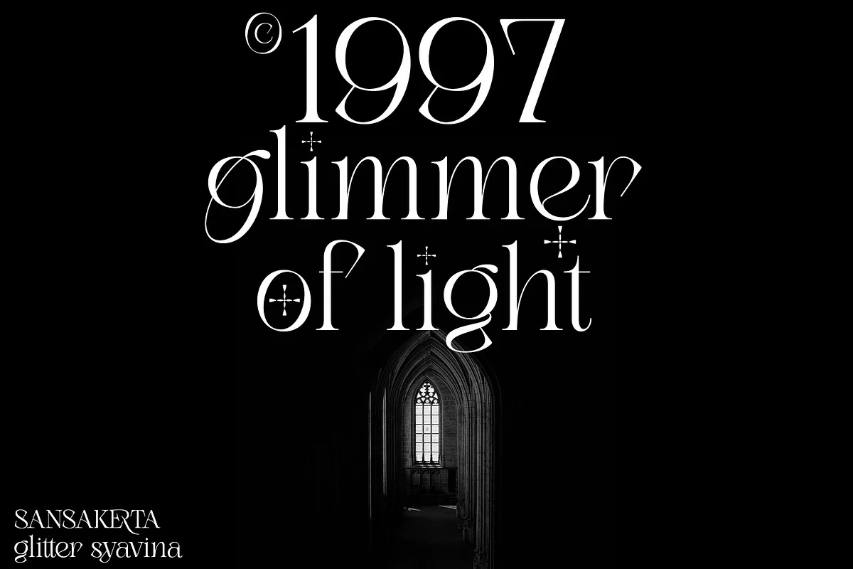 glitther syavina font preview 3 Free Download - Fontfreebie