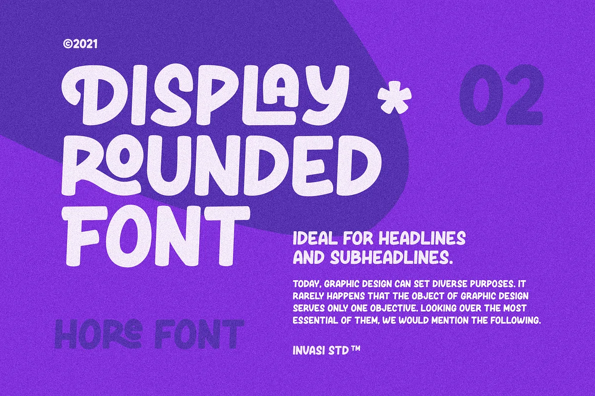 hore font preview 3 Free Download - Fontfreebie