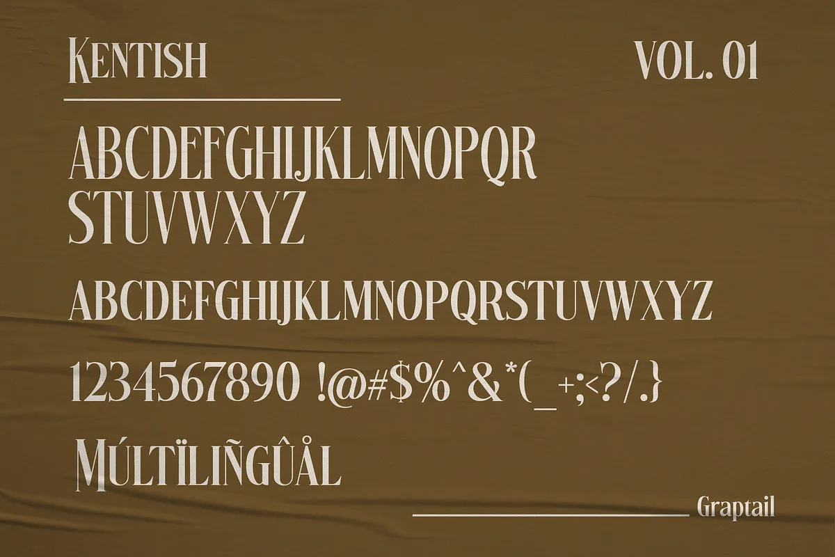 kentish font preview 3 Free Download - Fontfreebie