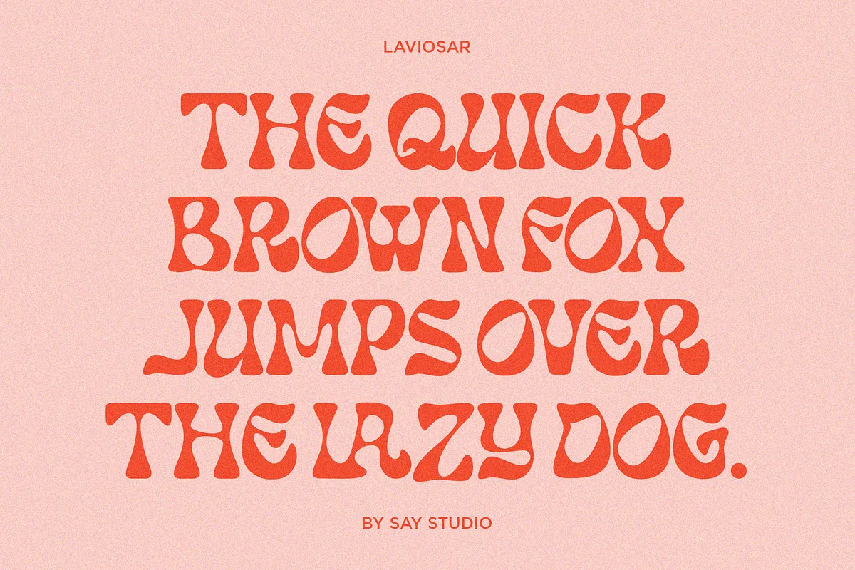 laviosar font preview 3 Free Download - Fontfreebie