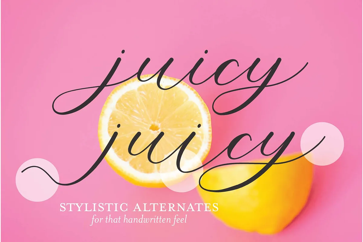 lemon squeezy font preview 1 Free Download - Fontfreebie
