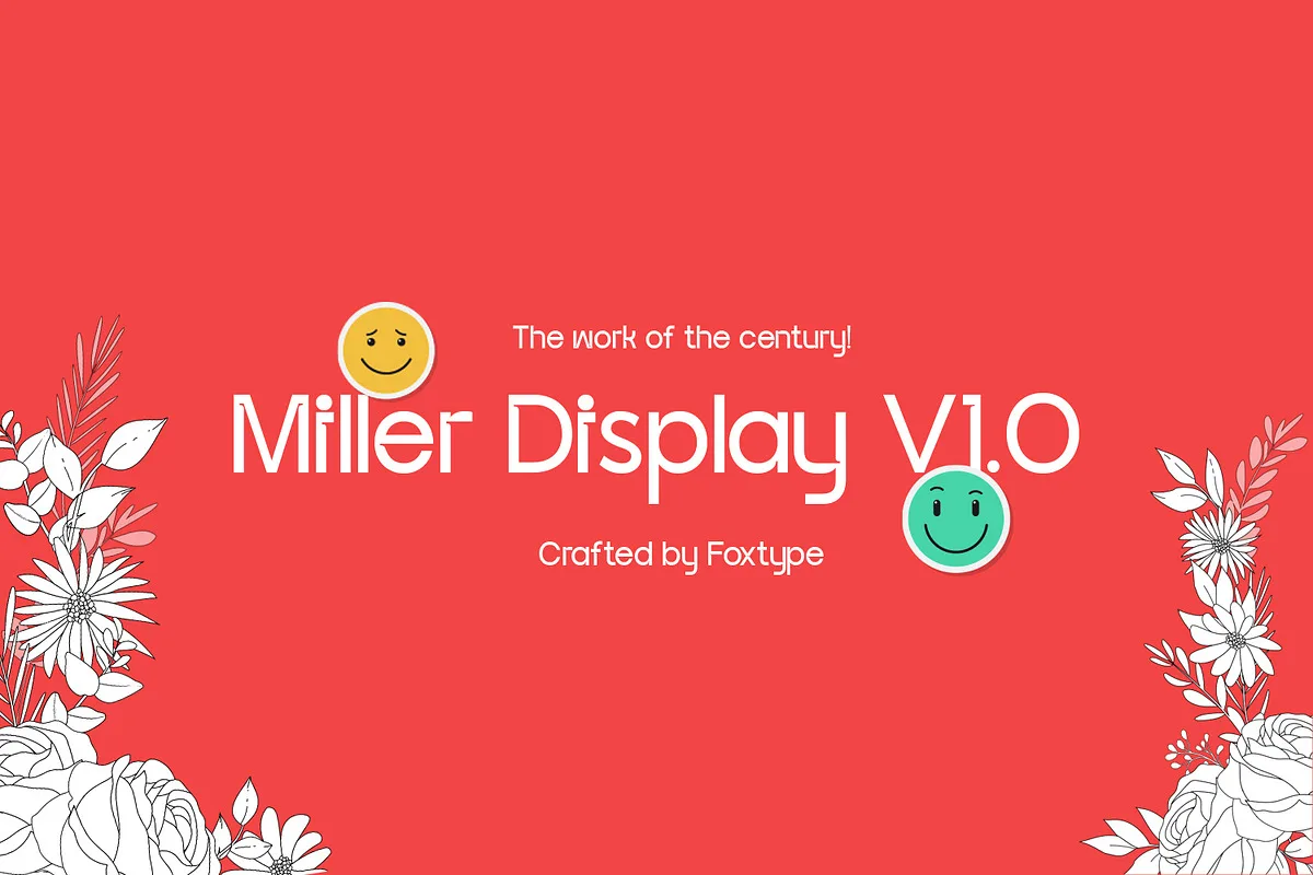 miller font preview 2 Free Download - Fontfreebie