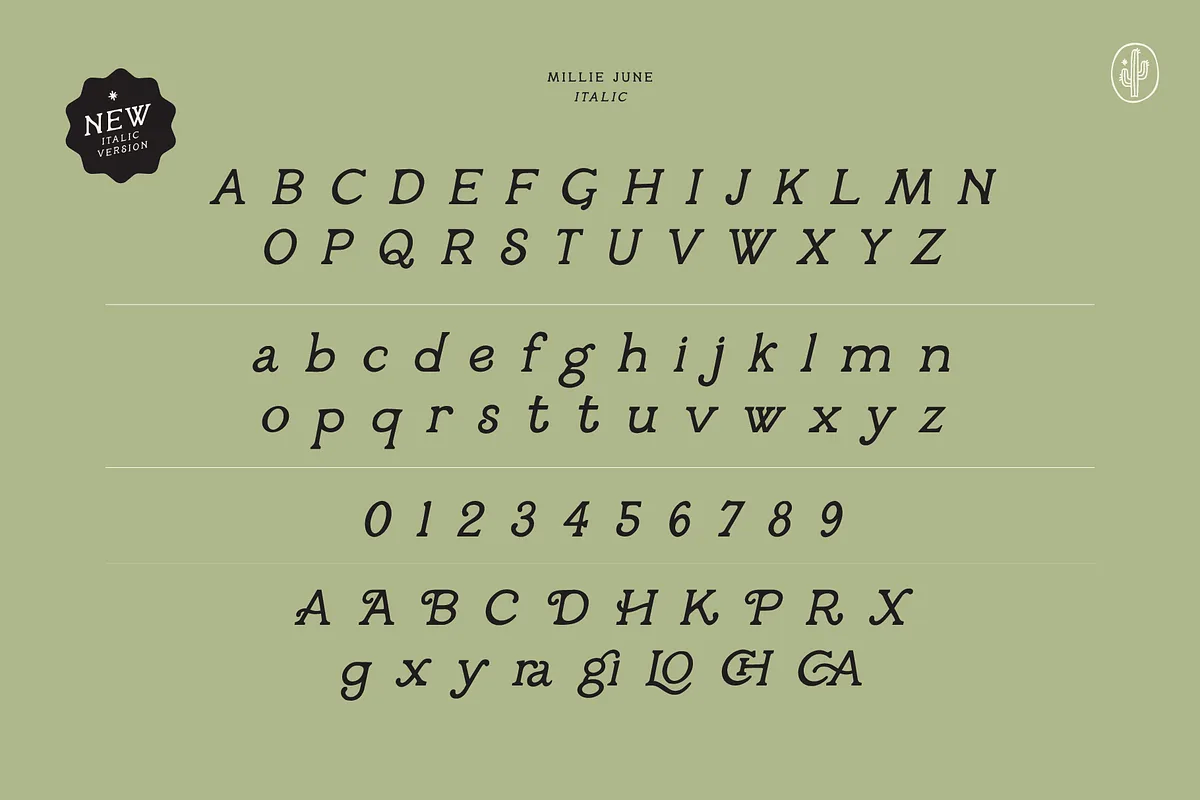 millie june font preview 2 Free Download - Fontfreebie