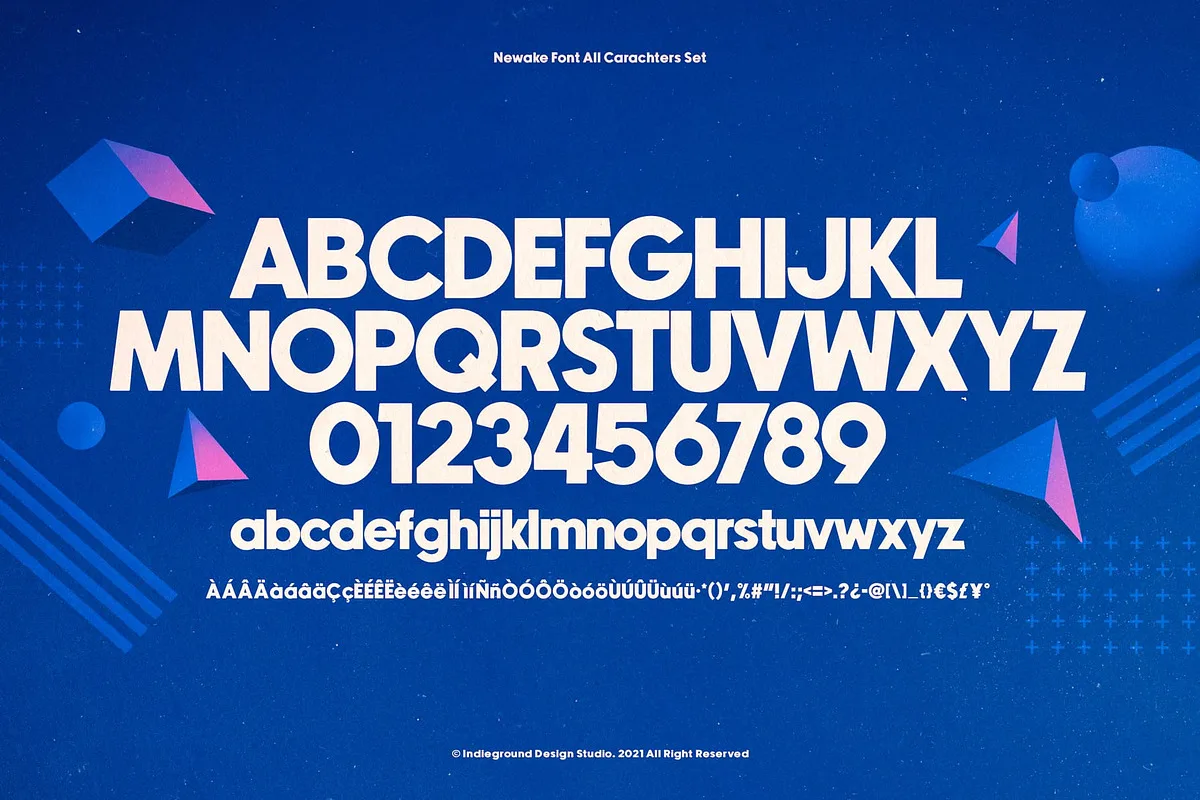 newake font preview 1 Free Download - Fontfreebie