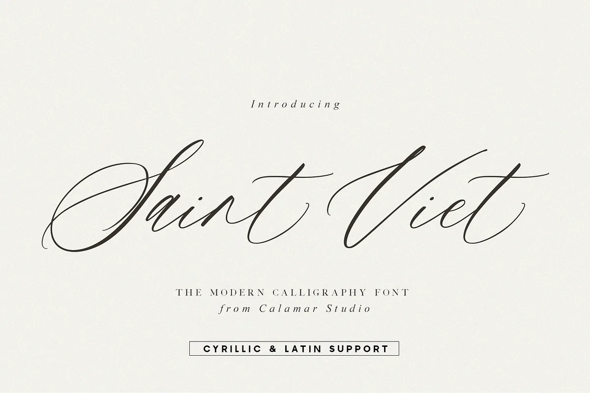 saint viet font preview 3 Free Download - Fontfreebie