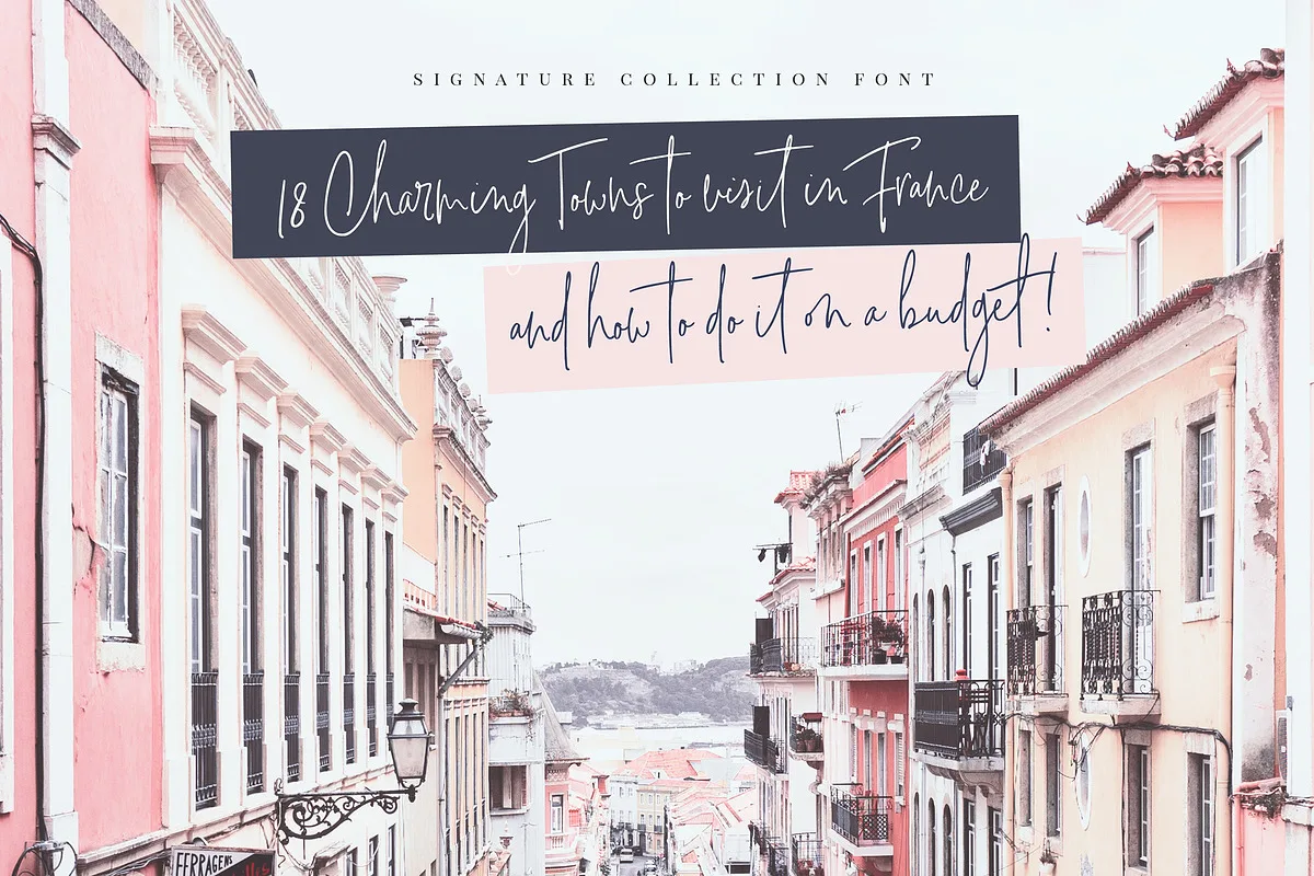 signature collection font preview 1 Free Download - Fontfreebie