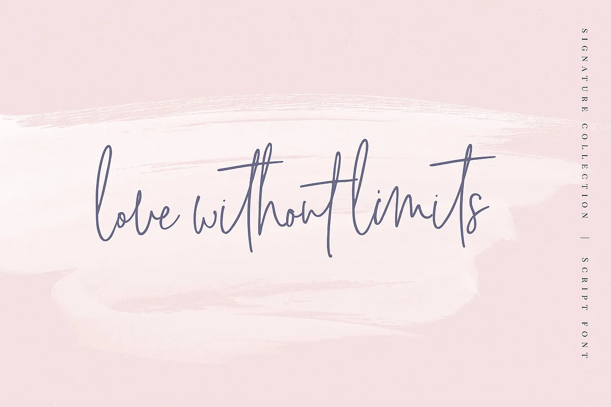 signature collection font preview 2 Free Download - Fontfreebie