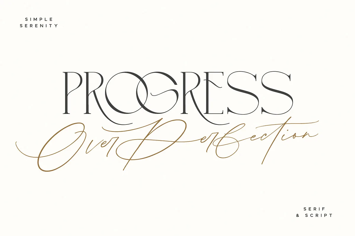 simple serenity font preview 1 Free Download - Fontfreebie