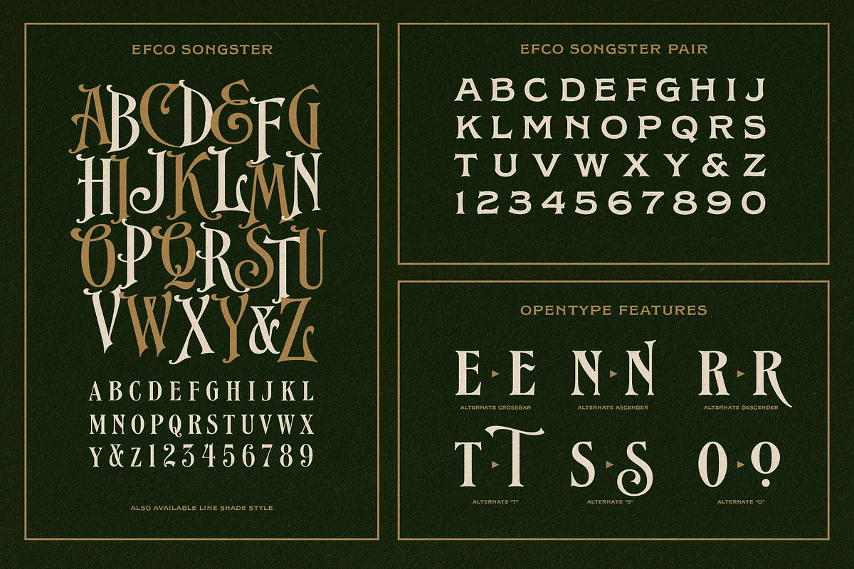 Songster Font Free Download - Fontfreebie songster font preview 3 Free Download - Fontfreebie