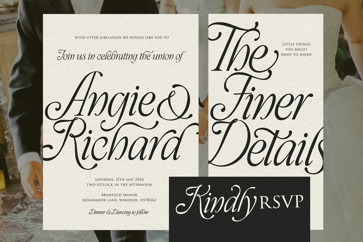 take me to tuscany font preview 2 Free Download - Fontfreebie