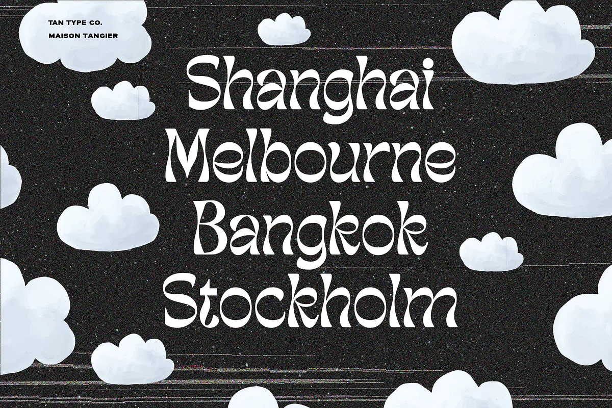 tan maison tangier font preview 2 Free Download - Fontfreebie