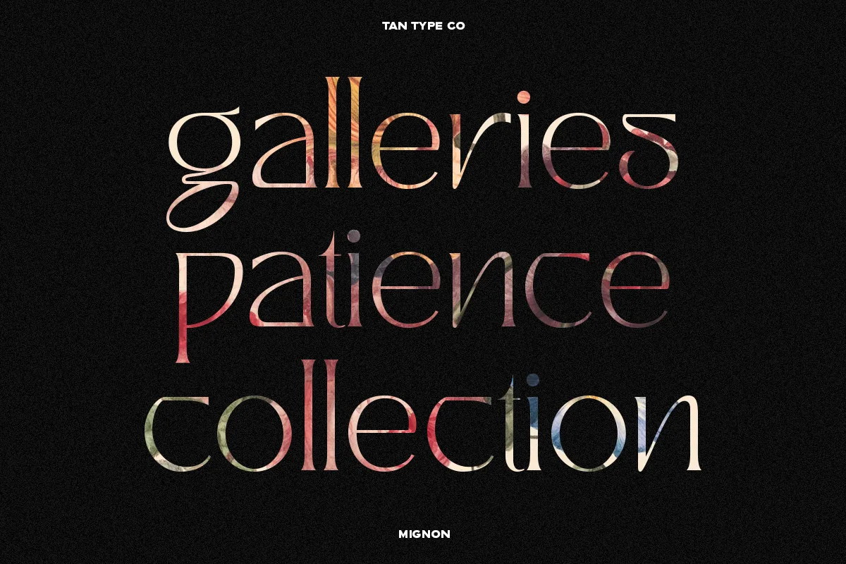 tan mignon font preview 3 Free Download - Fontfreebie