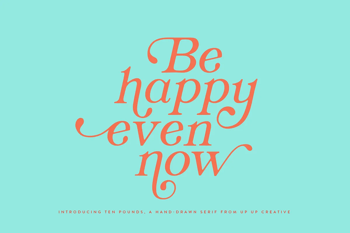 ten pounds font preview 3 Free Download - Fontfreebie
