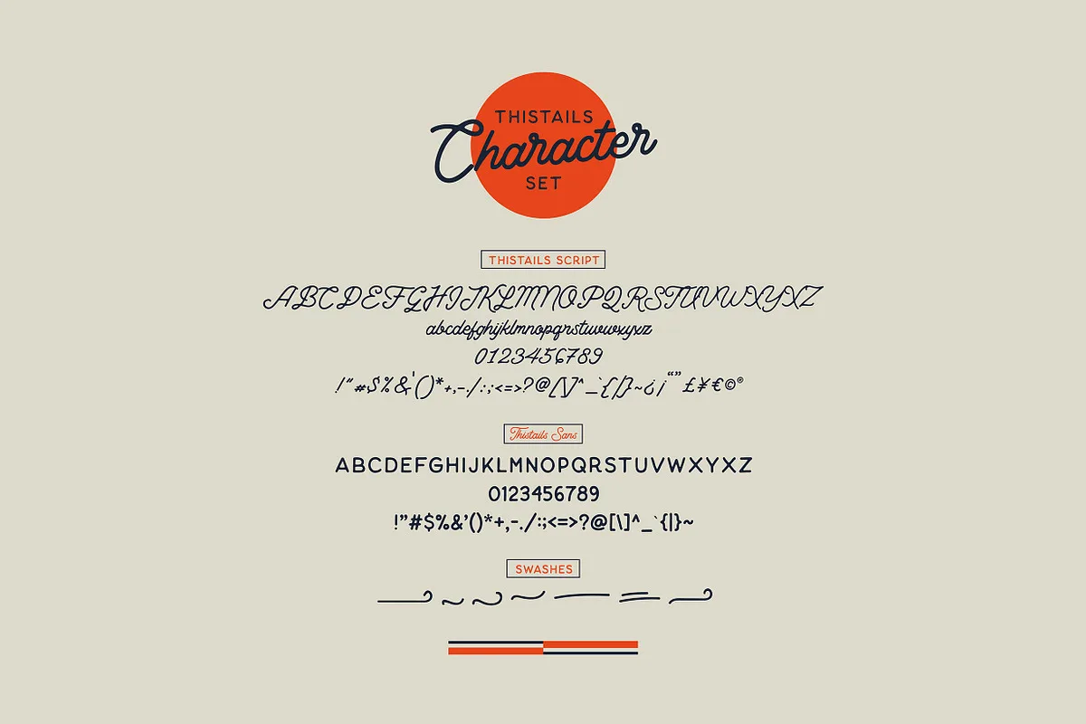 thistails font preview 5 Free Download - Fontfreebie