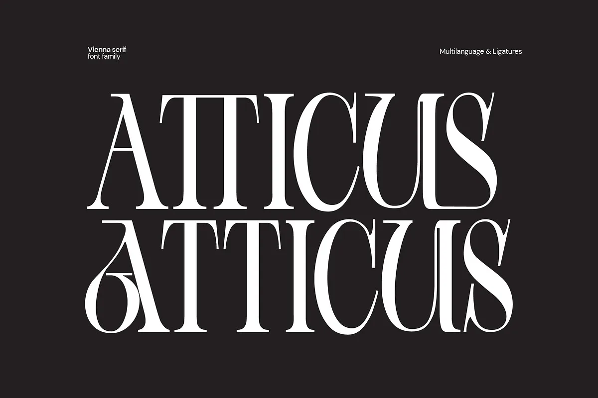 vienna font preview 3 Free Download - Fontfreebie