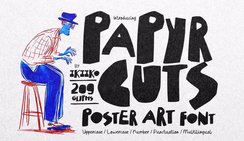 Papyrcuts Font