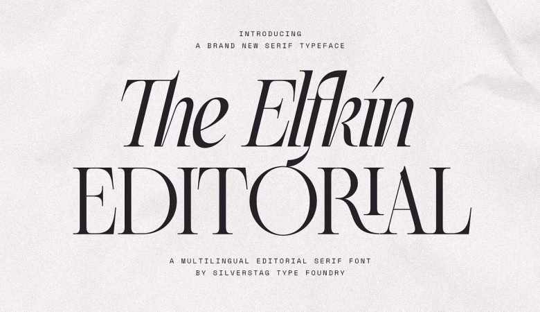 The Elfkin Editorial Font