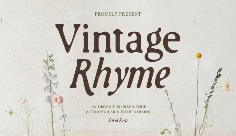 Vintage Rhyme Font