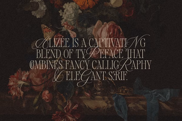 Alizee Font 1 Free Download - Fontfreebie