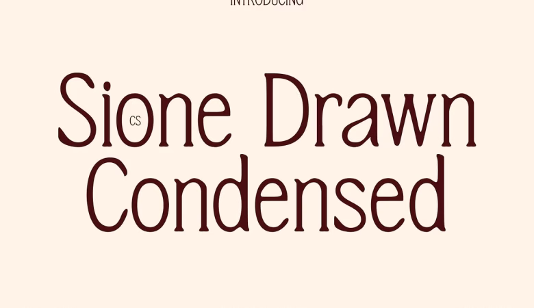 CS Sione Drawn Font