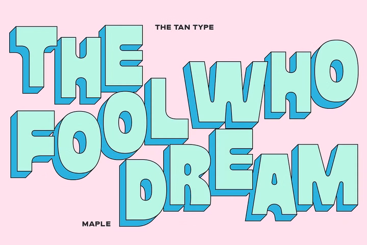 TAN MAPLE Font 2 Free Download - Fontfreebie